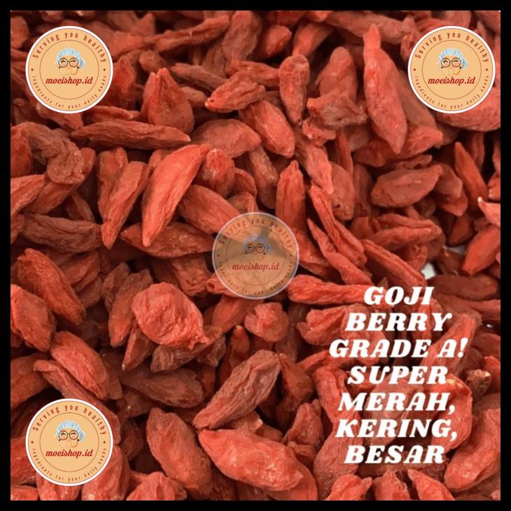 

DISKON TERBATAS !!! GOJI BERRY 1KG GRADE PREMIUM / KICI PREMIUM GRADE A / GOJIBERRY 1 KG TERLARIS