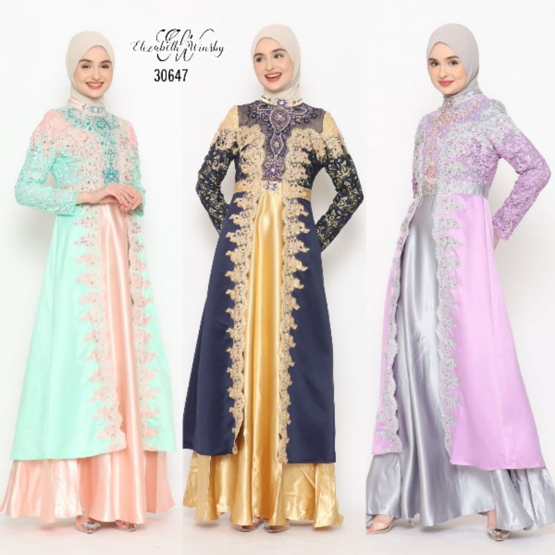 Elizabeth Winsby 30647 baju terbaru [NEW ARRIVAL] ELIZABETH WINSBY GAMIS PESTA BAJU MUSLIM