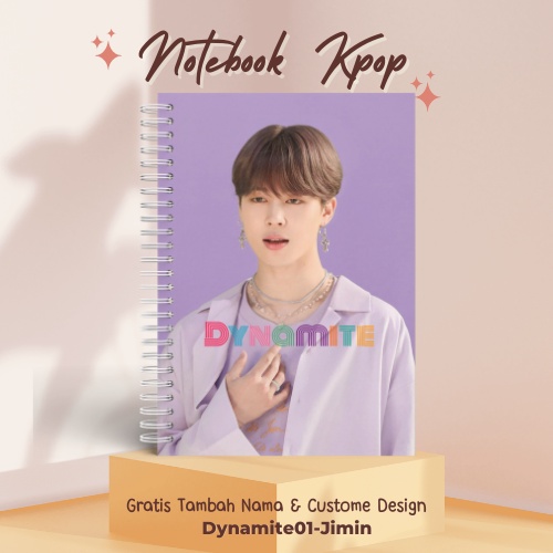 

[TERLARIS] Notebook A5 Custome Buku Tulis Buku Catatan KPOP BTS Buku Agenda BTS DYNAMITE Ver 1 CUSTOME