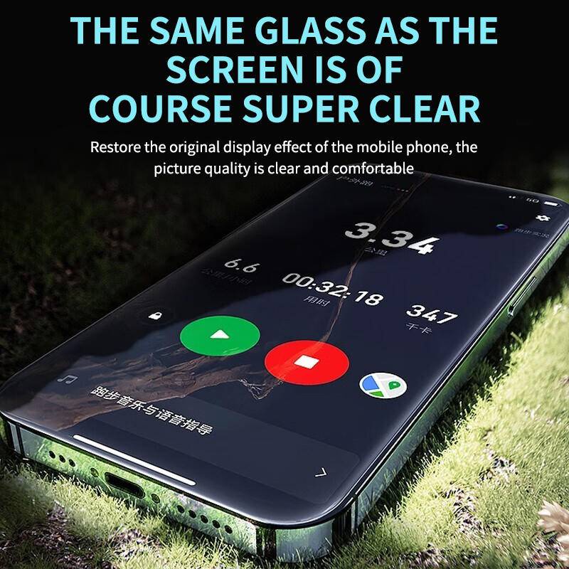 Pelindung Layar Tempered Glass HD Blu-ray Untuk iphone 14 13 12 PRO MAX Mini 14 Plus 14 PRO 13Pro 12pro