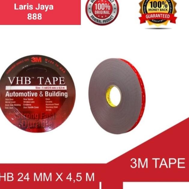 

VHB TAPE 3M.DOUBLETAPE MOBIL PALING MURAH DAN SANGAT KUAT. 24MM x4.5M.