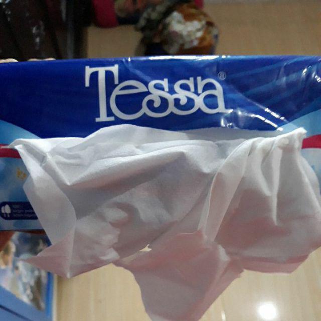 Tisu Wajah Tessa, Facial Tissue, Tisu Higienis Non Perfumed Isi 250 Sheet