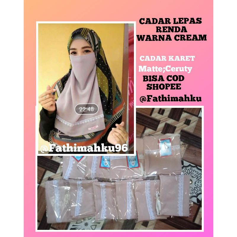 CADAR LEPAS/CADAR WARNA/CADAR KARET/Cadar Renda