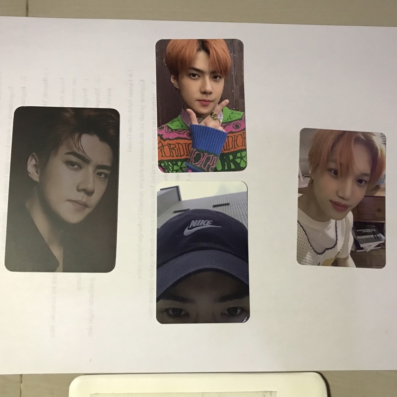 PC PHOTOCARD SEHUN EXO OFFICIAL