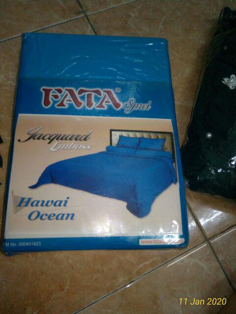 Sprei Polos Emboss Fata Hawai Ocean 120x200
