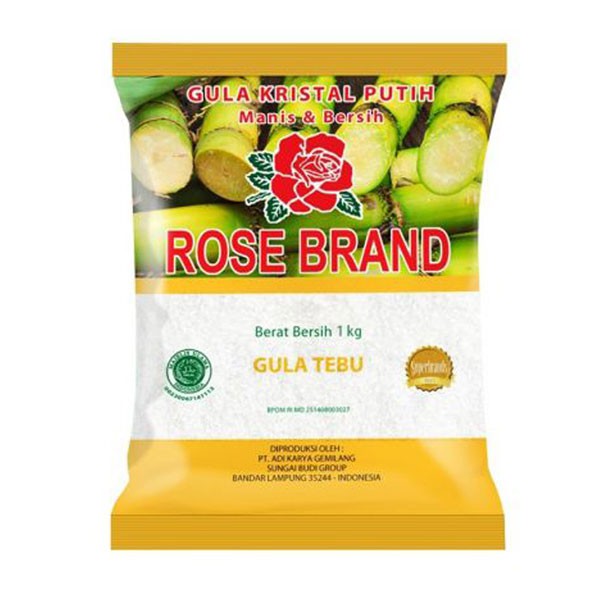 

Rose Brand Gula Pasir 1Kg Kuning