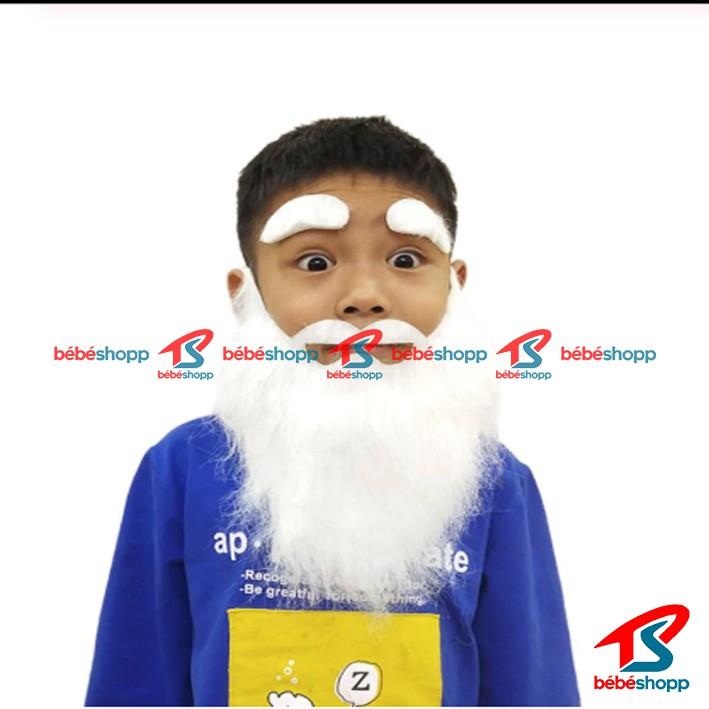FAKE BEARD - BEWOK PALSU. Jenggot Palsu. Kumis Palsu. SantaClaus Beard