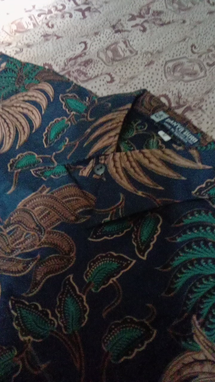 Kemeja Batik - Size M L Xl Xxl  Bswart Batik Hrb026 Kenongo Hem