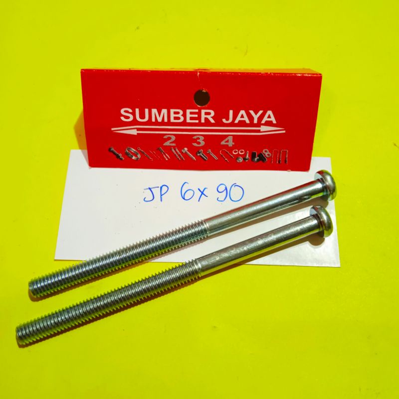 Baut Sekrup JP M6 x 90  /  Sekrup JP M6 TERMURAH