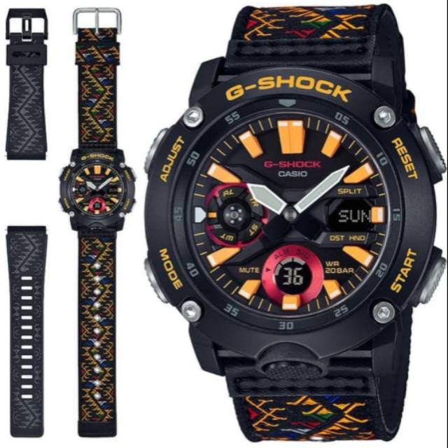 Jam Tangan Pria Casio G-Shock GA-2000BT-1ADR Original Limited Edition