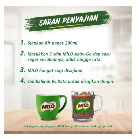 MILO SACHET / 1 RENCENG ISI 10 +1