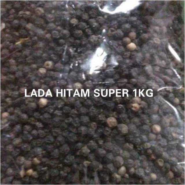 

Lada Hitam Biji -Biji Merica Hitam -Pure Black Papper 1000Gr