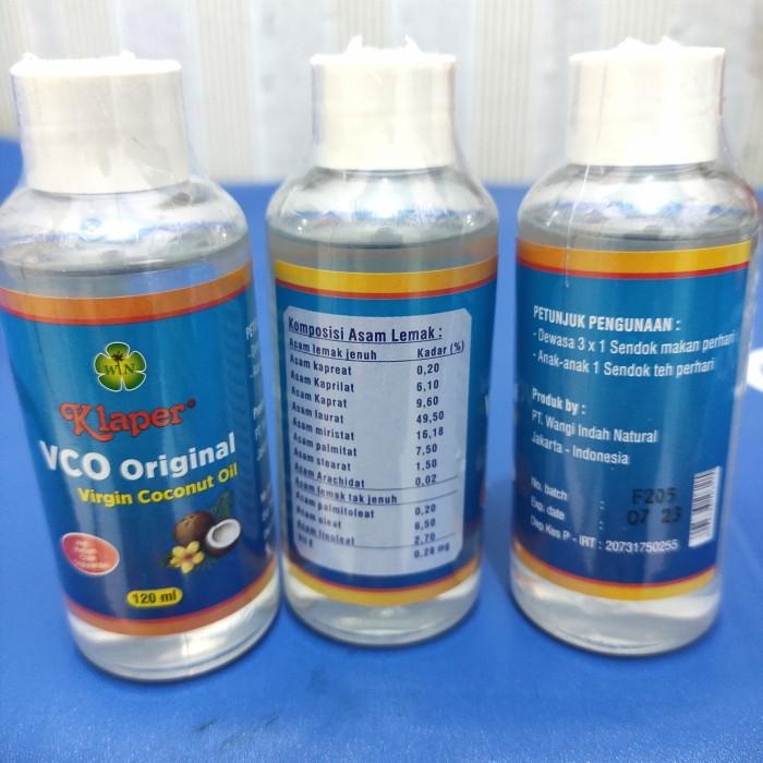 Oil Vco Original Virgin Coconut Oil Klaper Vco 120 Ml