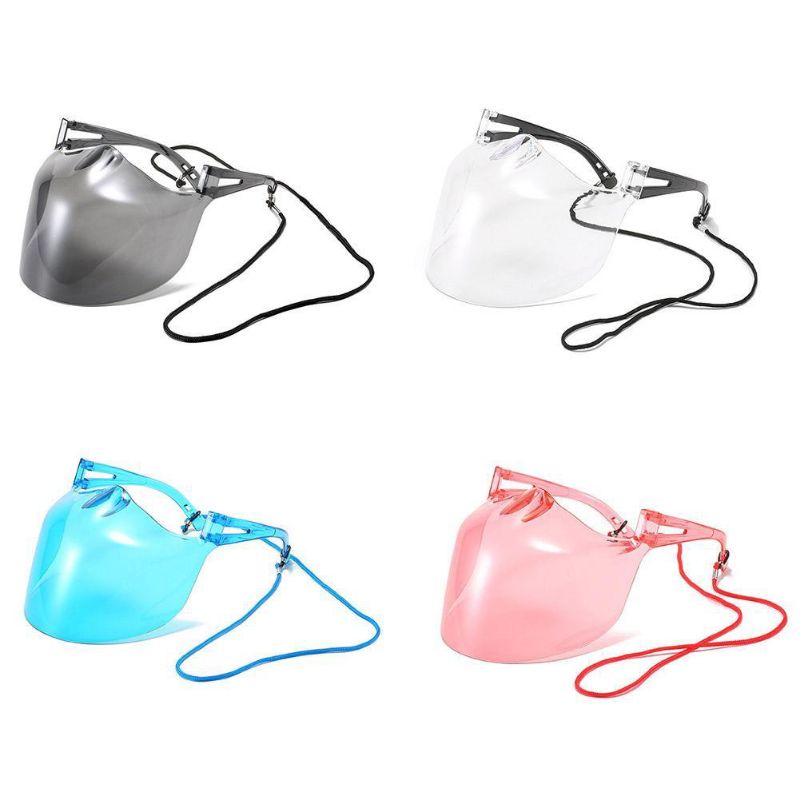 MASKER TRANSPARAN AKRILIK WARNA BENING SPORTY FASHIONABLE UNTUK KEGIATAN OLAHRAGA/FASHION  UNISEX