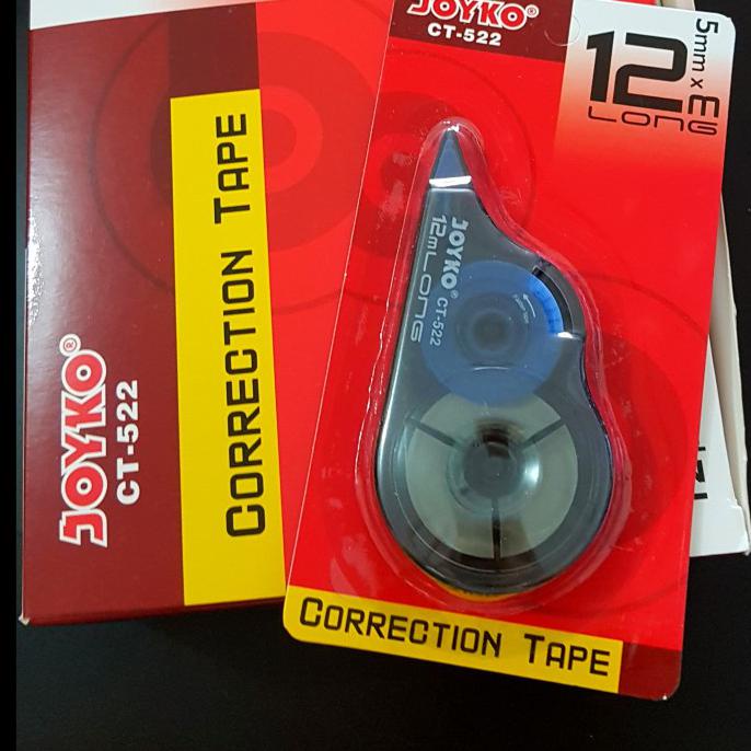 

Correction Tape Joyko Ct-522 5Mm X 12M Tip Ex Kertas (Per Lsn) Terbaru