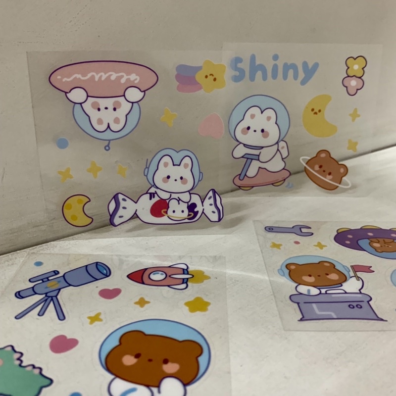 

STICKER 4 pcs RANDOM Bear Kelinci