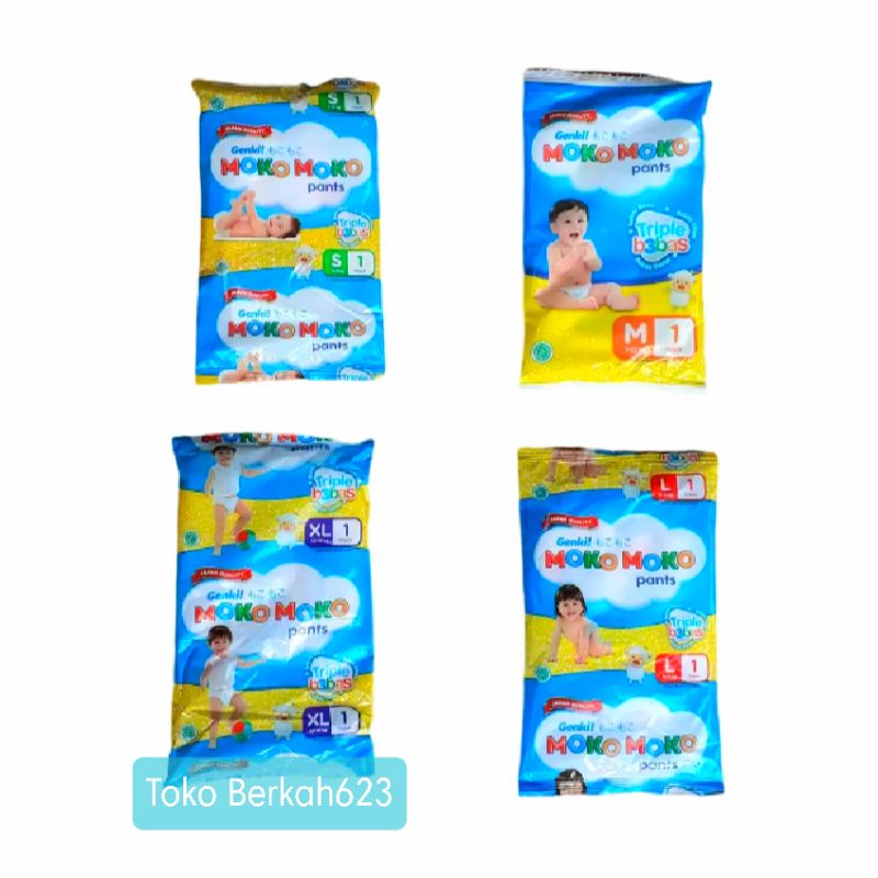 GENKI MOKO MOKO PANTS Sachet [Satuan]