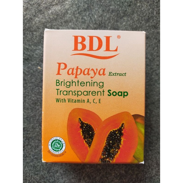 PAPAYA BDL BRIGHTENING TRANSPARENT SOAP 90GR