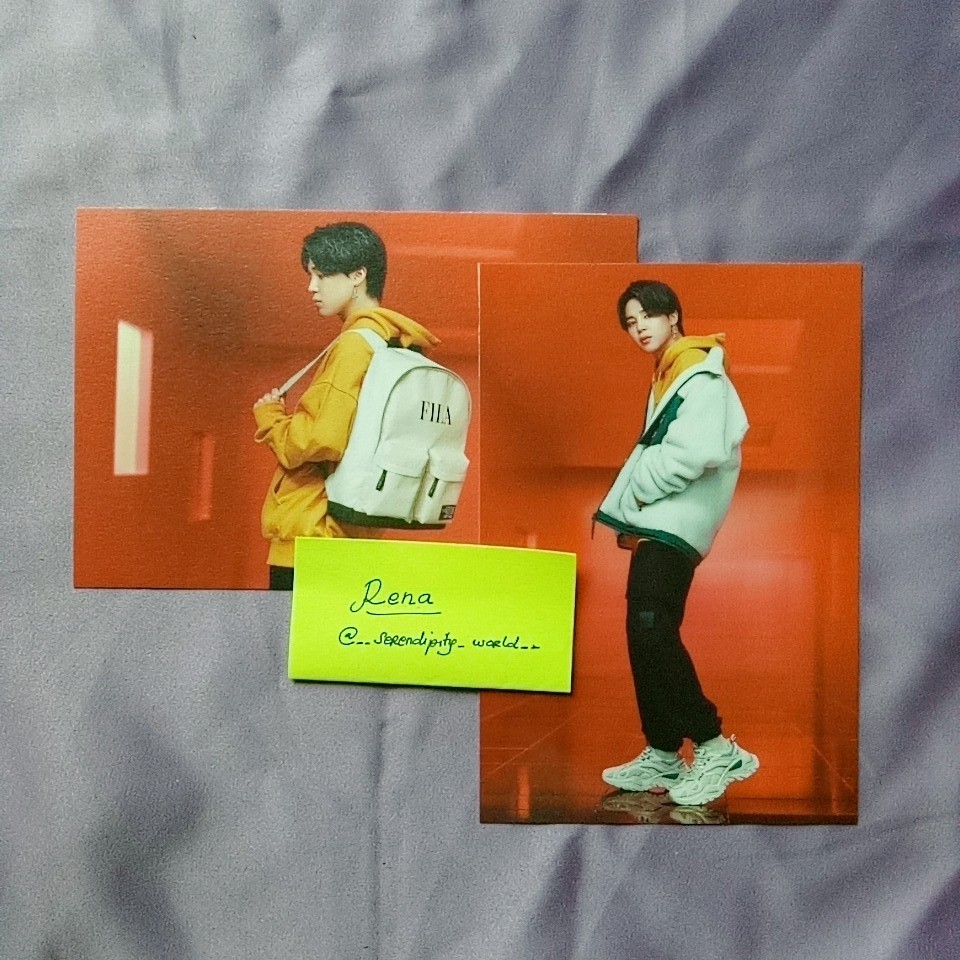 FILA POSTCARD BTS JIMIN JIN