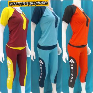 SETELAN BAJU  SENAM  OLAHRAGA ZUMBA  GYM FITNES Shopee  