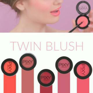 KINDSTORE❤ | Pixy Twin Blush 2 In 1 Blusher - Lip Color