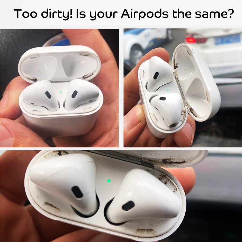 Metal Dust Guard sticker Apple AirPods Case Cover Dust-proof Protective Sticker Skin Protector Air Pods Accessories