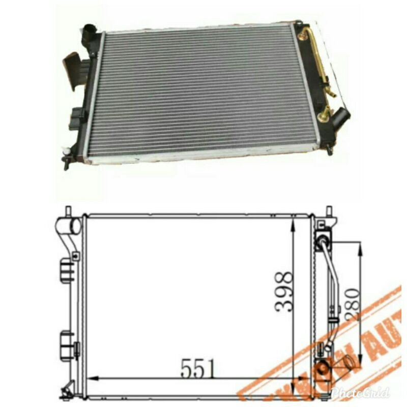 Radiator Hyundai Elantra