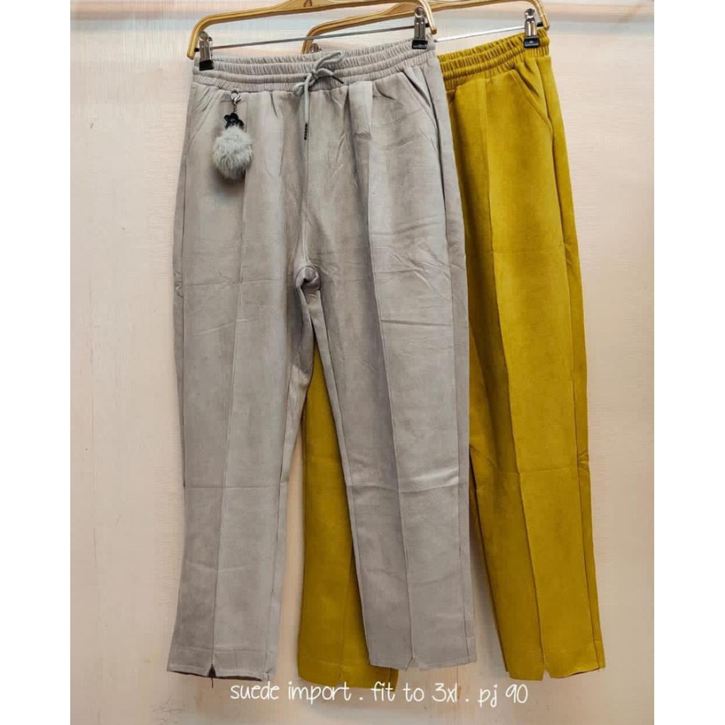 Celana Suede Tali Serut / Carla Pants Suede