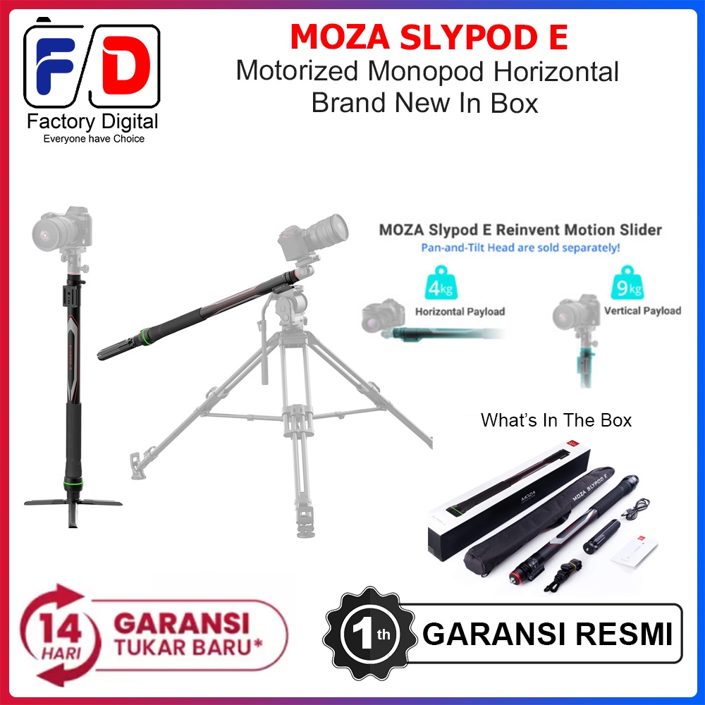 MOZA Slypod E Motorized Monopod Horizontal Boom Arm Kamera - Resmi