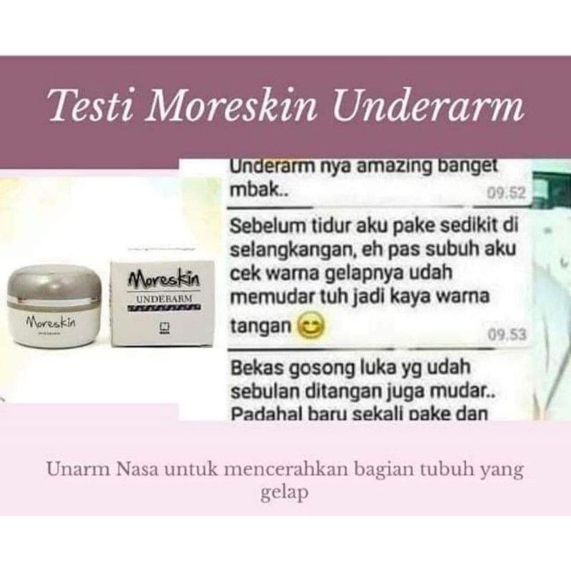 Moreskin underarm