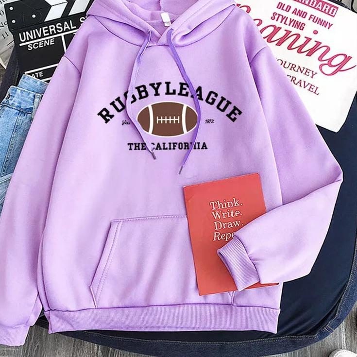 Recomended.. SWEATER HOODIE WANITA || RUGBY CALIFORNIA SWEATER HOODIE