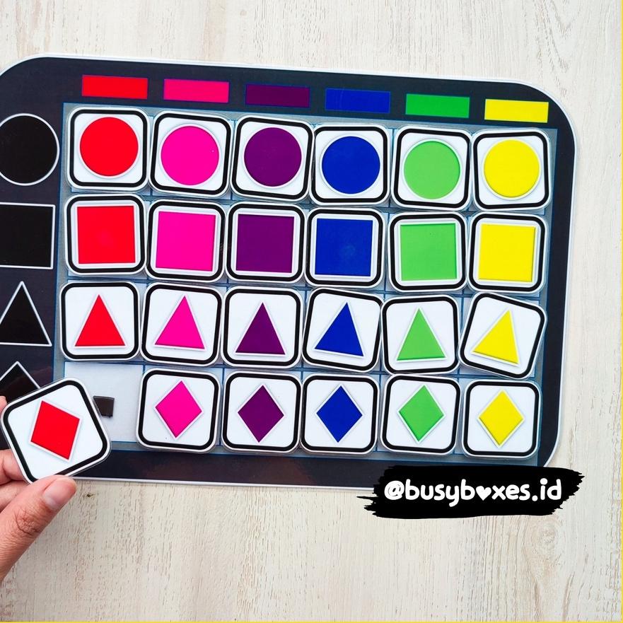

[KODE 77] [busyboxes.id] Busy Page Worksheet colour shape / bentuk dasar produck terbaik