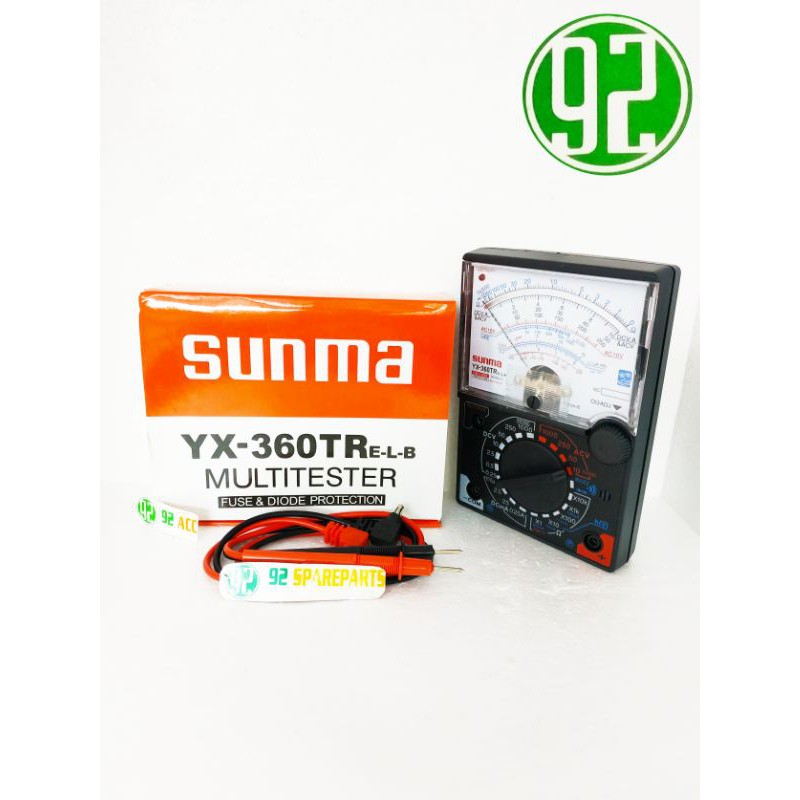 MULTITESTER / MULTIMETER / AVOMETER ANALOG SUNWA / SUNMA / SANWAI YX360TR ELB