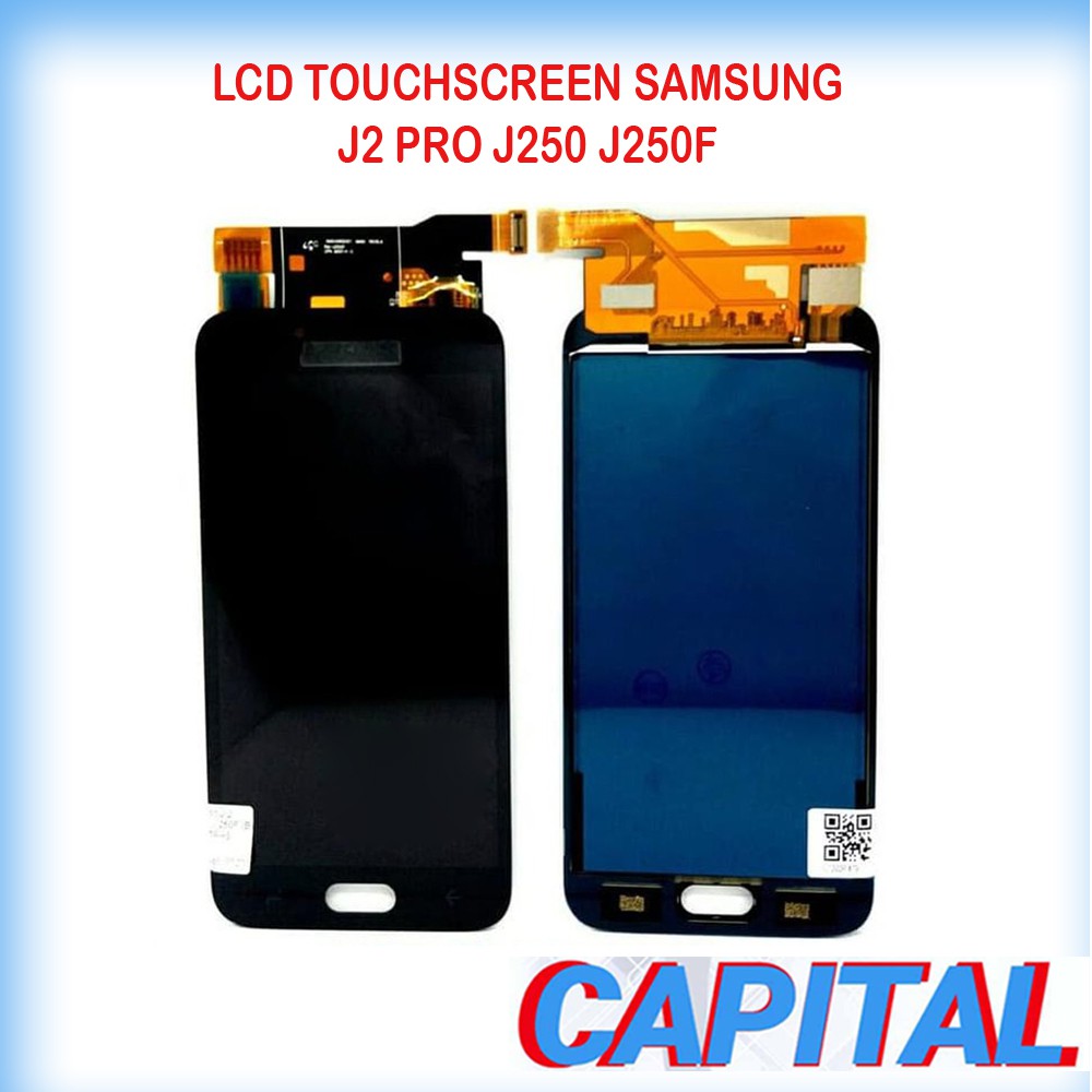 LCD TOUCHSCREEN SAMSUNG J2 PRO J250 J250F BISA ATUR KONTRAS ORIGINAL NEW