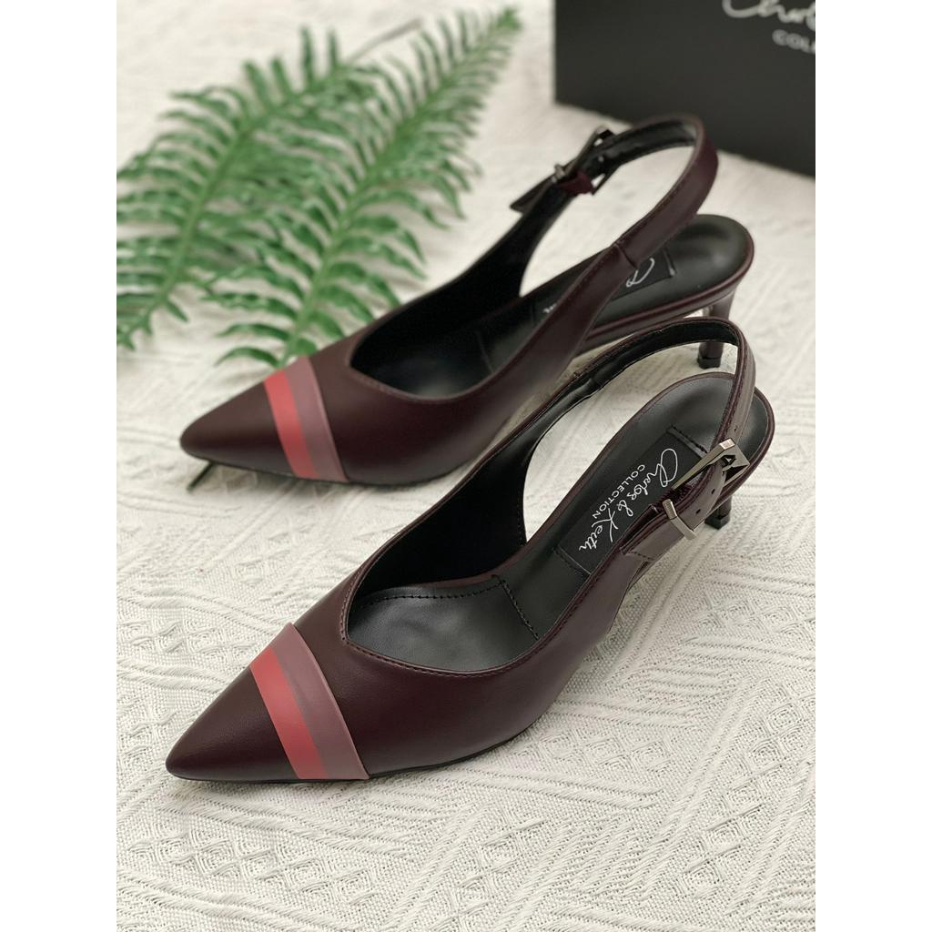 [7.7 Boombastis Sale⚡] - SEPATU WANITA CKS435 CK BELT SLINGBACK MULES PREMIUM IMPORT