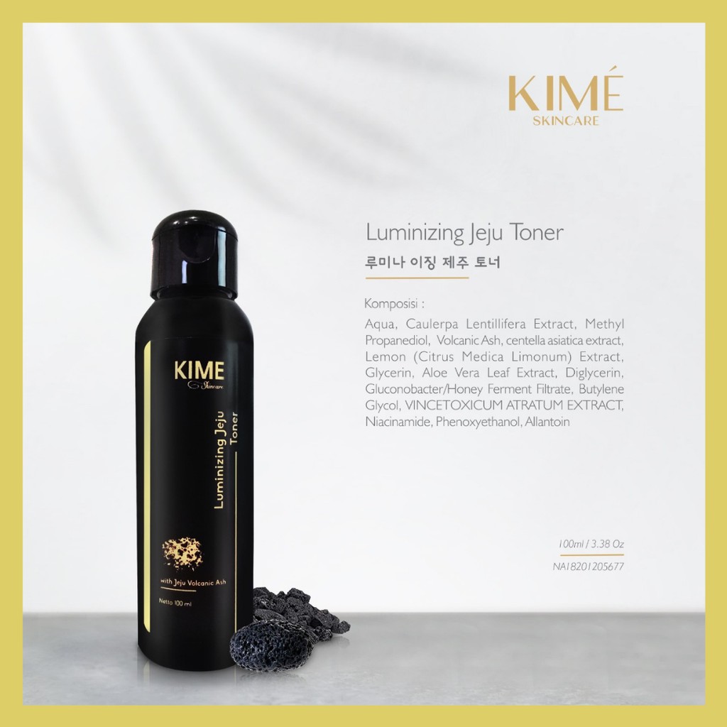 [ BPOM ] Kime Skincare Luminizing Jeju Toner