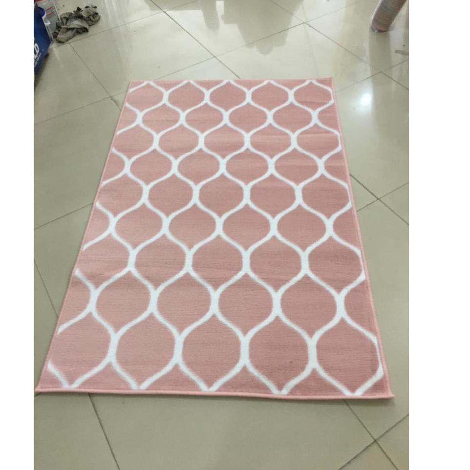 [KODE BARANG G283B] [DLUXE CARPET] KARPET MAROC LIMITED EDITION PEACH SALEM, MOCCA DAN ROSE PINK UK.