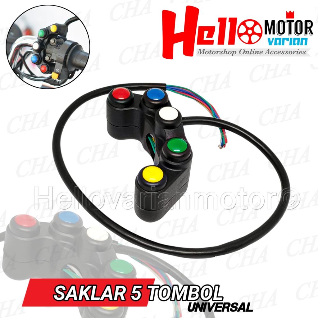 Saklar Domino Motor 5 Tombol Universal