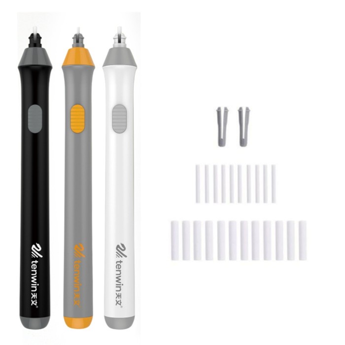 

Triple W Electric Rubber Eraser Alat Penghapus Pensil Otomatis+Refill - Hitam promo