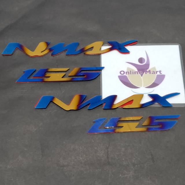 Emblem two-tone Yamaha Nmax 155 tulisan Nmax 155 Twotone