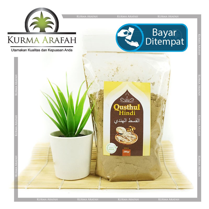 Qusthul Hindy Serbuk 250gr Bubuk Al Qusht Al Hindy Costus Root Herbal