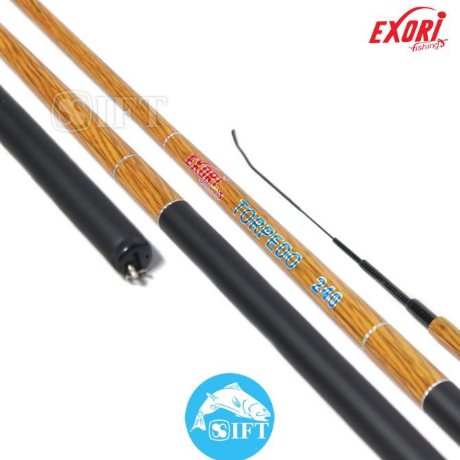 Joran Exori Torpedo 240 ~ 450 Cm Tegek Telescopic Pole Nila Ift Store