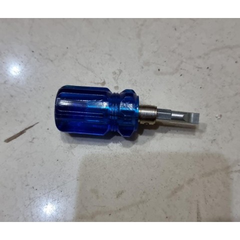 Obeng Mini Kecil Plus Minus Bolak Balik Bogel Cebol Mungil Warna MURAH