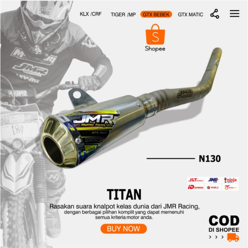 KNALPOT JUPITER GTX MODIFIKASI TRAIL JMR RACNG 4135