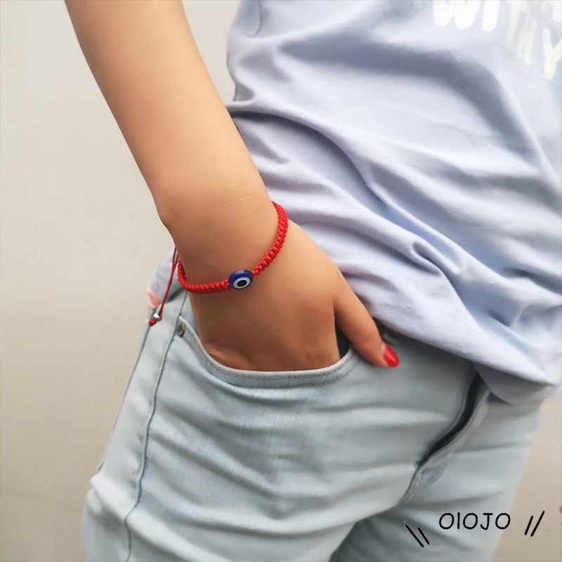 Gelang Tangan Adjustable Motif Mata Iblis Untuk Wanita  Fashion Accessories - ol