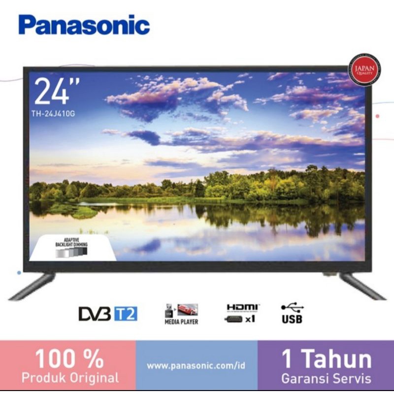 LED TV PANASONIC TH 24J410G TV DIGITAL HD 24 INCH GARANSI RESMI