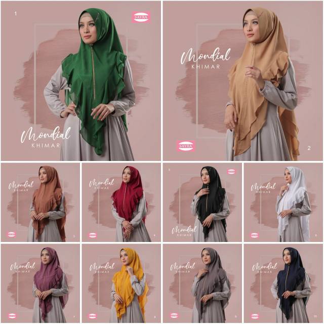 KHIMAR MONDIAL BY SAYRA HIJAB