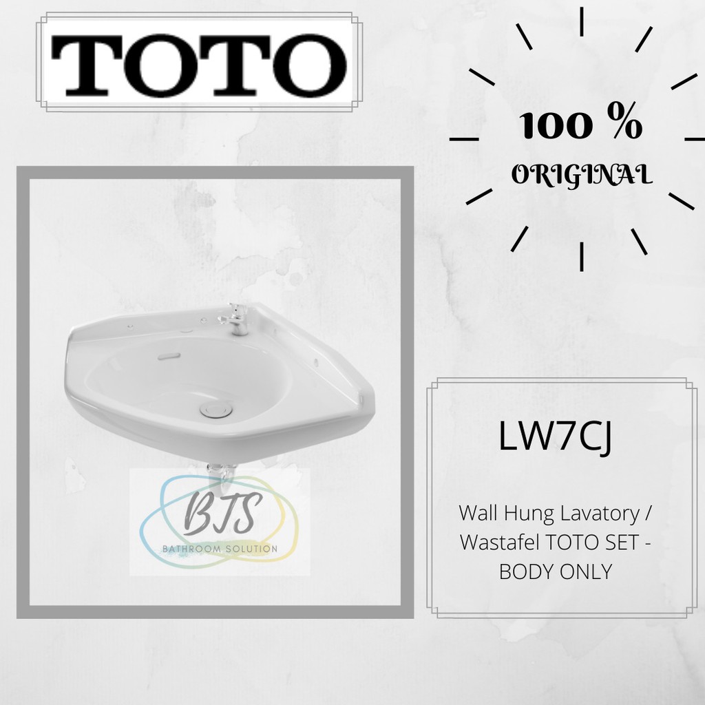Wastafel sudut TOTO LW7CJ / LW7 CJ / LW7