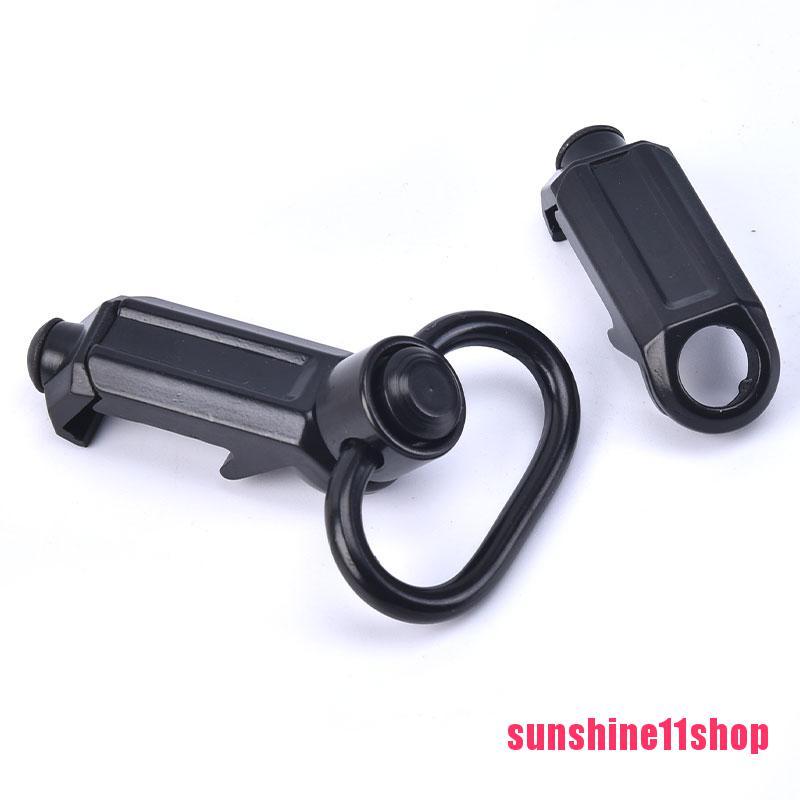 Adapter Sling Swivel Taktis Qd Rail Mudah Dilepas