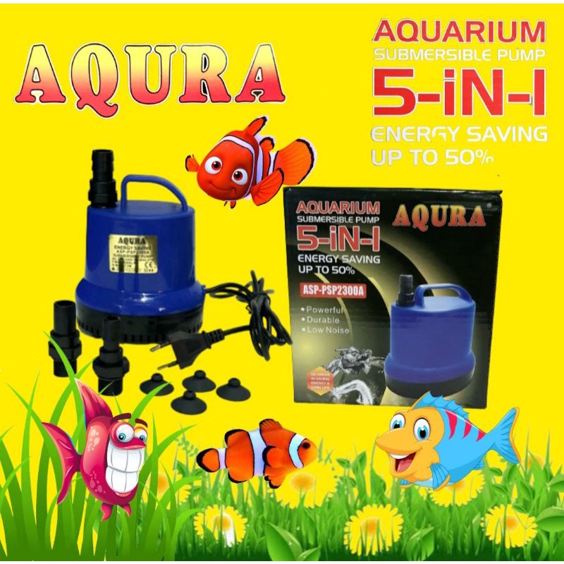 AQURA PSP 2300 POMPA AQUARIUM KOLAM IKAN HIAS